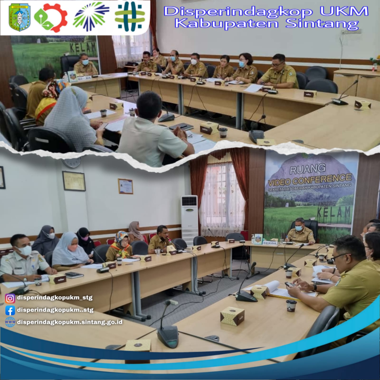 Disperindagkop Ukm mengikuti Rapat Pembahasan Usulan Harga Patokan Mineral Bukan Logam dan Batuan di Ruang Rapat Sekda